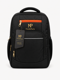 Pulse 16" Commuter Tech Backpack – Stealth Black & Blaze Orange