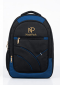 Executive 16" Tech Laptop Backpack – Midnight Navy & Stealth Black